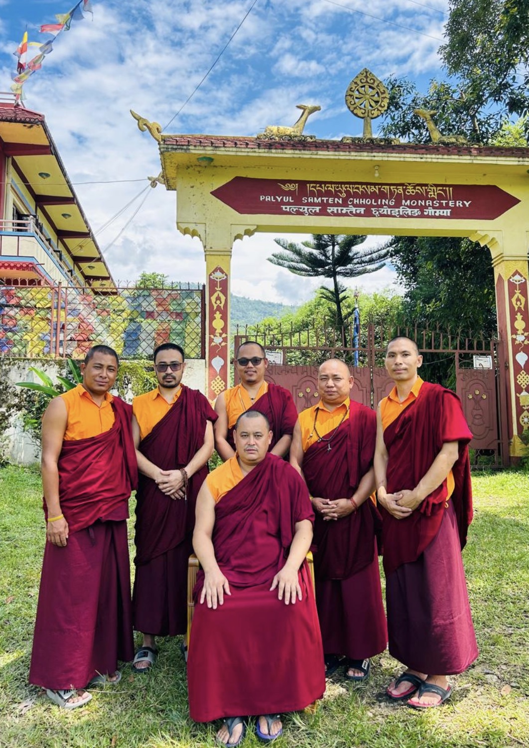 Monastics at Palyul Samten Choling Monastery
